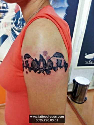 Anemon Balık Tattoo