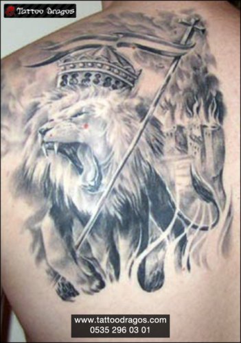 Aslan Kral Tattoo