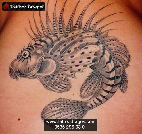 Balık İskorpit Tattoo