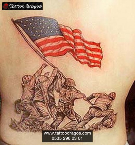 Bayrak Amerikan Tattoo