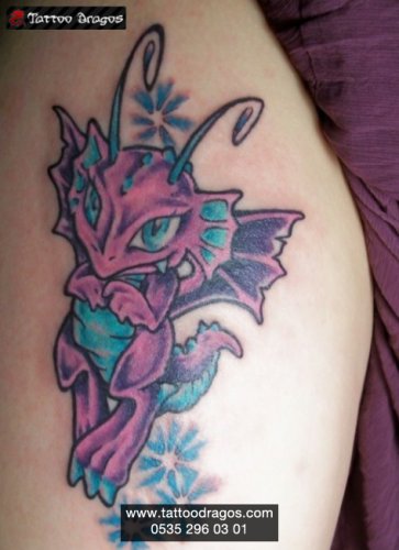 Bebek Dragon Ejderha Tattoo