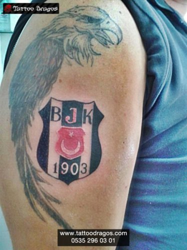 Beşiktaş Amblem Tattoo
