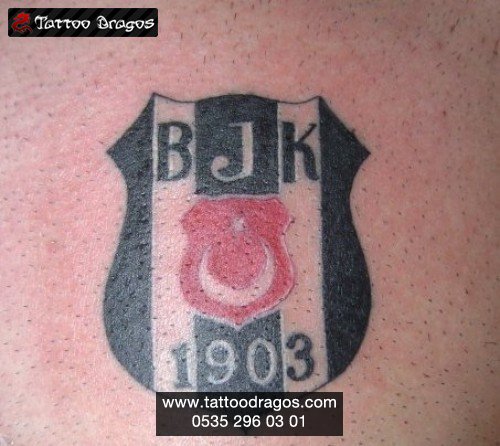 Beşiktaş Arma Tattoo