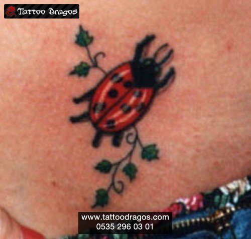 Böcek Uğurböceği Tattoo