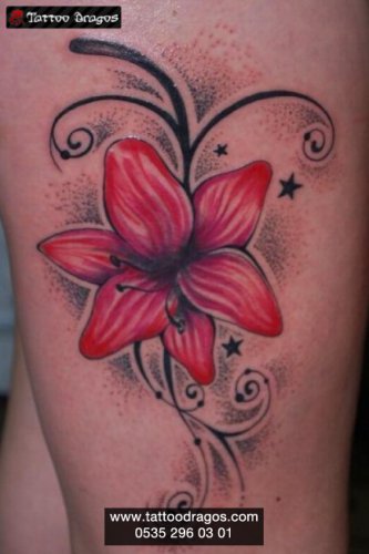 Çiçek Tribal Tattoo