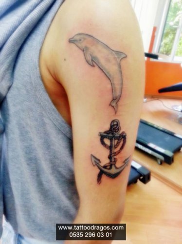 Çıpa Yunus Balık Tattoo