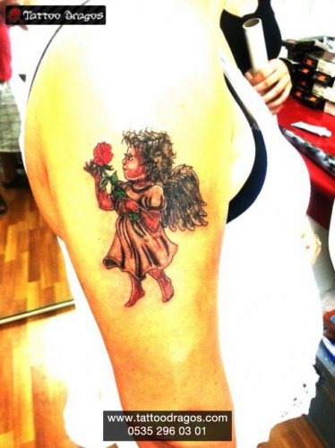 Çocuk Melek Tattoo