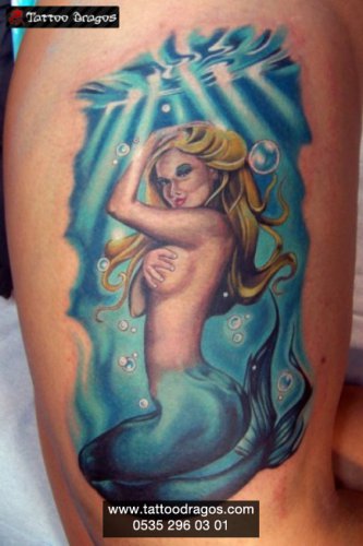 Deniz Kızı Tattoo