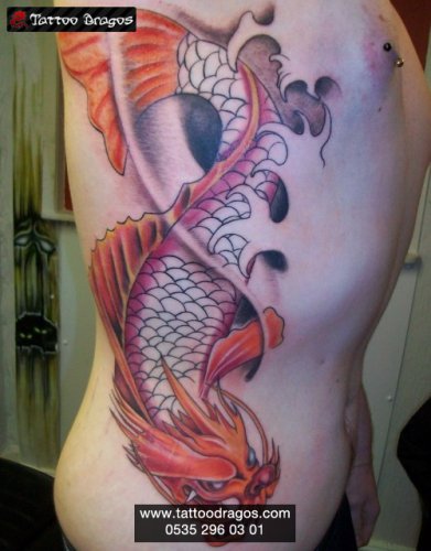 Dragon Balık Tattoo