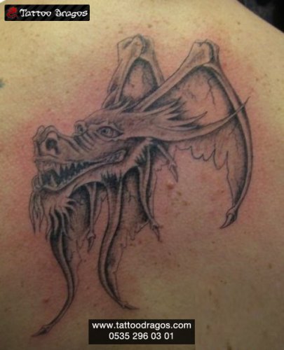 Dragon Kafası Tattoo