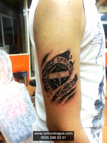 Fenerbahçe Arma Tattoo