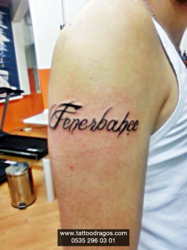 Fenerbahçe Yazı Tattoo