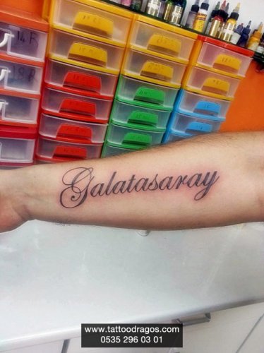 Galatasaray Yazı Tattoo
