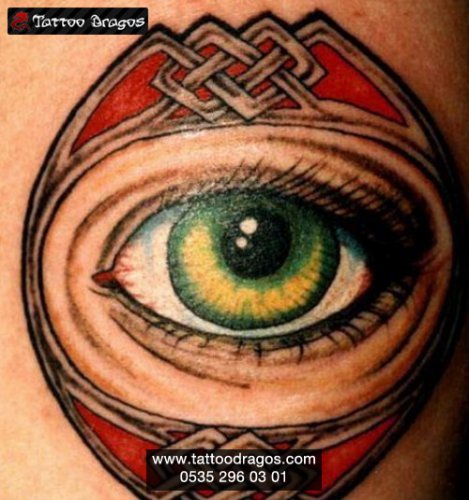 Göz Celtics Tattoo