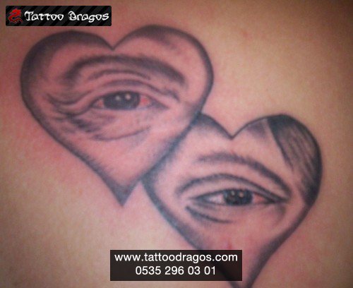 Göz Kalp Tattoo