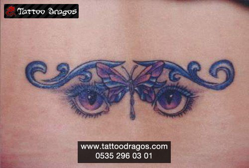 Göz Tribal Tattoo