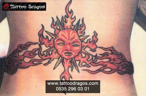 Güneş Tribal Tattoo