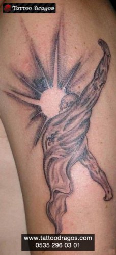 Güneş Ve İnsan Tattoo