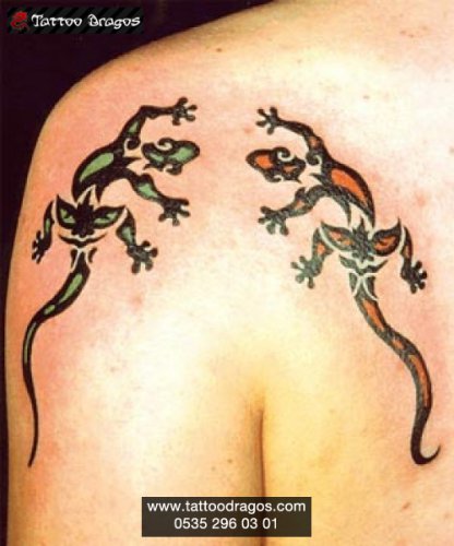 İki Kertenkele Tattoo