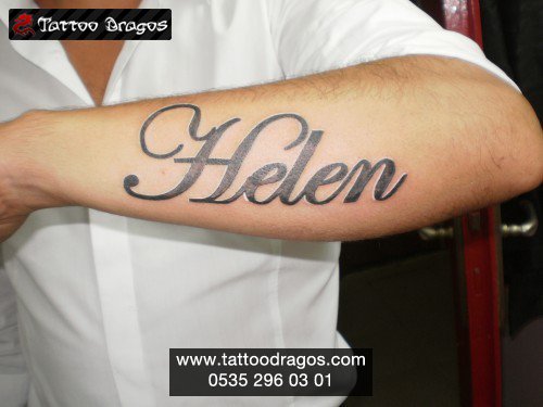 İsim Yazı Tattoo