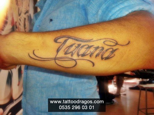 İsim Yazı Tattoo