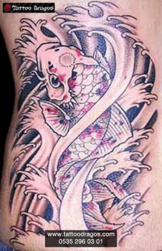 Japon Balığı Tattoo