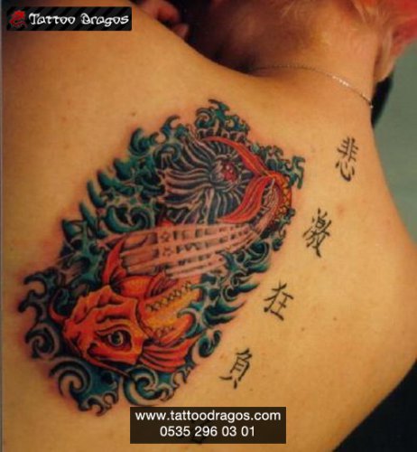 Japon Balığı Tattoo