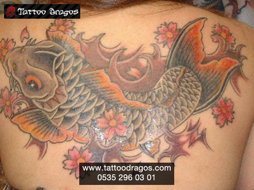 Japon Balığı Tattoo