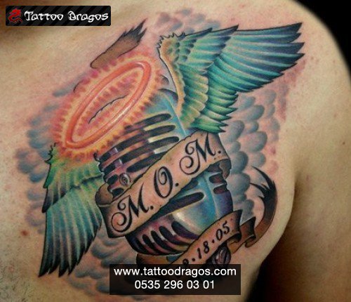 Kanat Microfon Tattoo