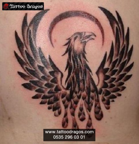 Kartal Tribal Tattoo