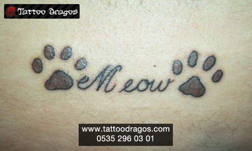 Kedi Pati Tattoo