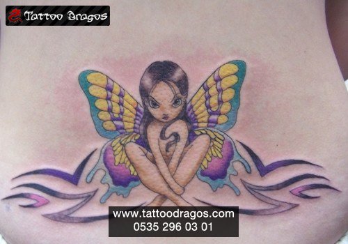 Kelebek Kız Tattoo