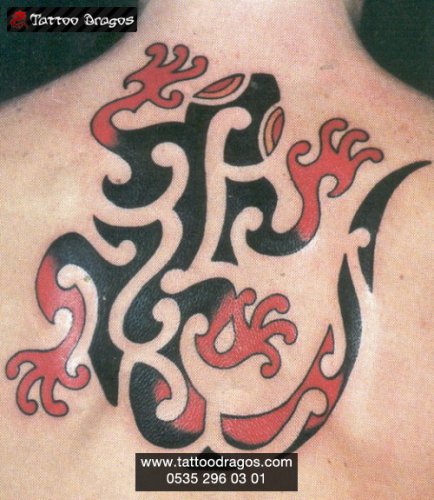 Kertenkele Tribal Tattoo