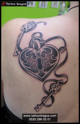 Kilit Anahtar Tattoo