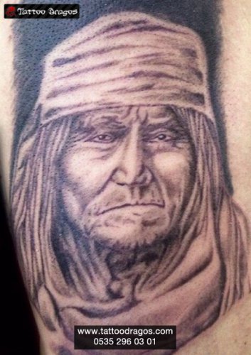 Kızılderili Erkek Tattoo