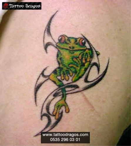 Kurbağa Tattoo