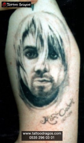 Kurt Cobain Tattoo