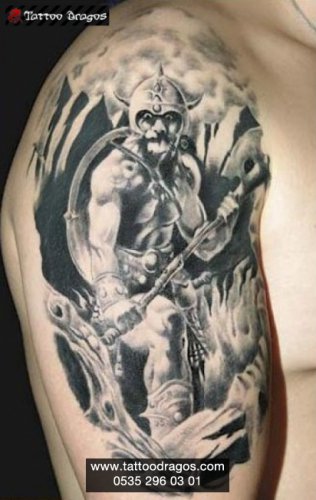Kurukafa Wiking Tattoo