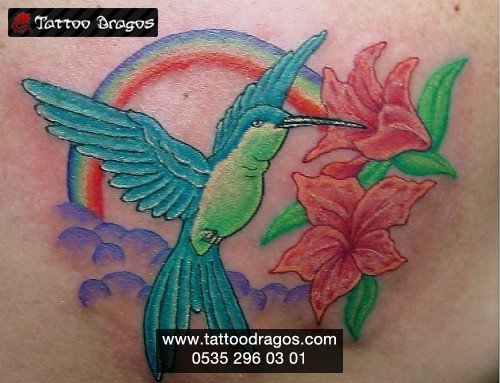 Kuş Gökkuşağı Tattoo