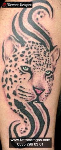 Leopar Tribal Tattoo