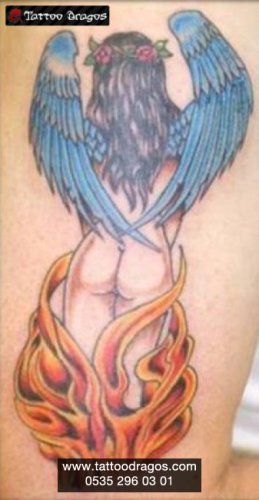 Melek Angel Tattoo