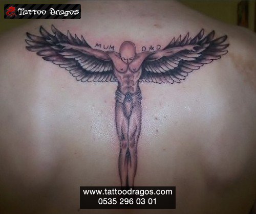 Melek Angel Tattoo