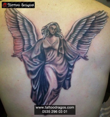 Melek Angel Tattoo