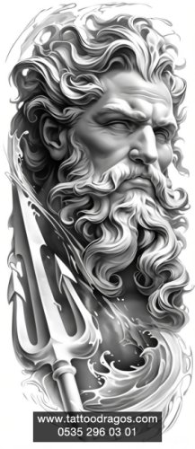 Poseidon Dövme Modeli