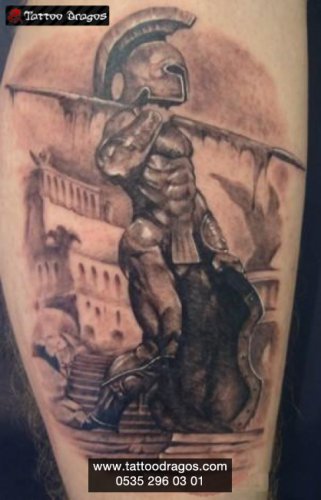 Romalı Asker Tattoo