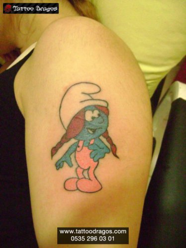 Şirine Cartoon Tattoo