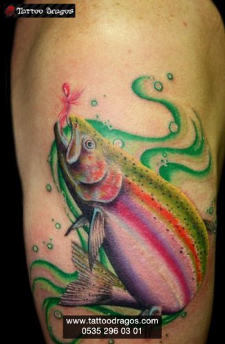 Somon Balığı Tattoo