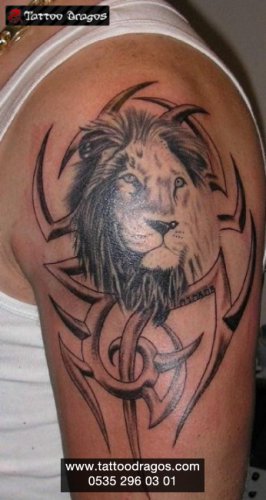 Tribal Aslan Tattoo