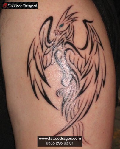 Tribal Ejderha Tattoo