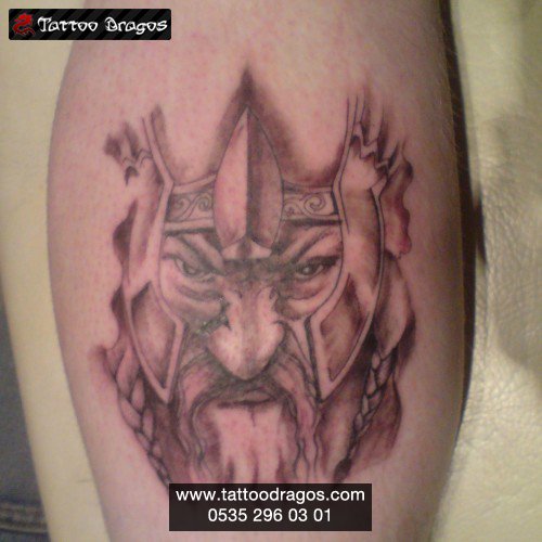 Wiking Savaşçı Tattoo